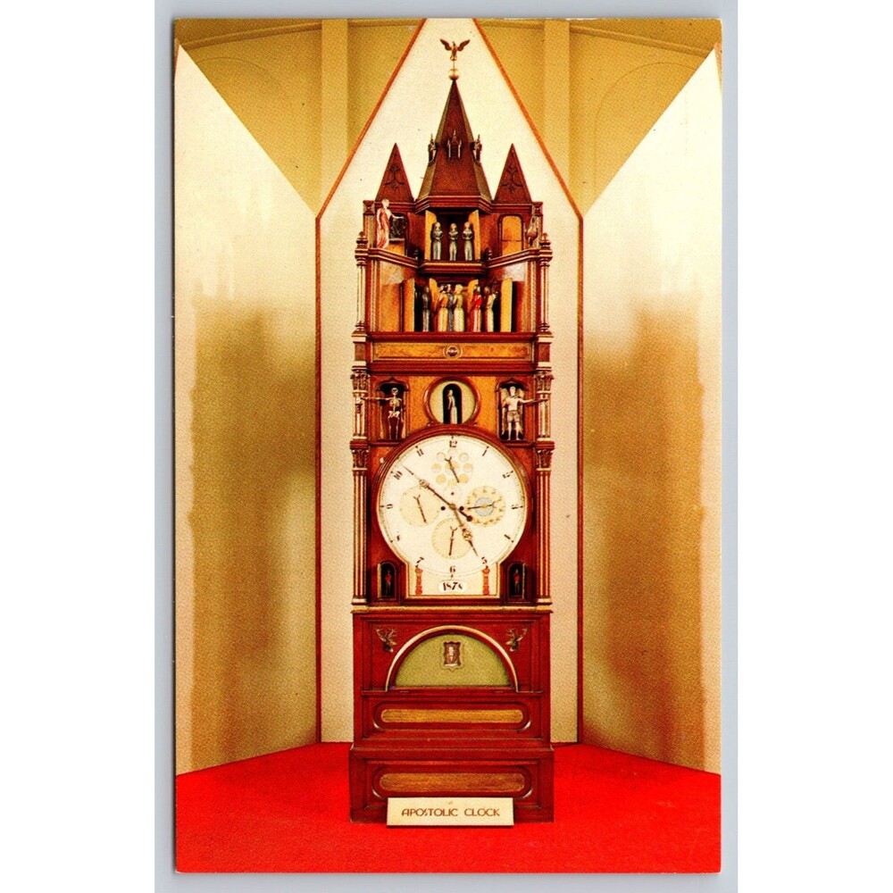 Postcard Pennsylvania Hershey Chocolate Town Apostolic Clock Jesus Christ Unpost